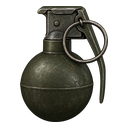 Sharper redrawn M67 frag grenade HUD icon.