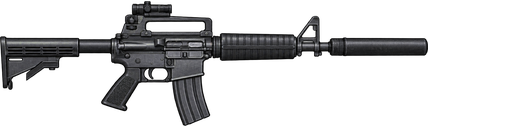 Sharper redrawn M4A1 SD HUD icon.